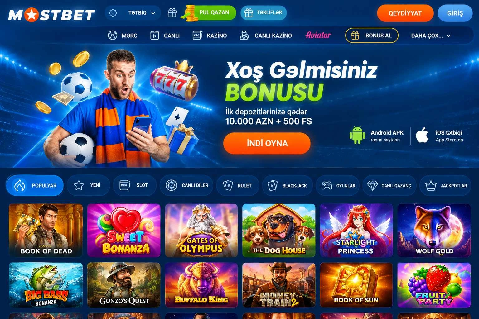 Mostbet AZ platforması nə qədər böyükdür